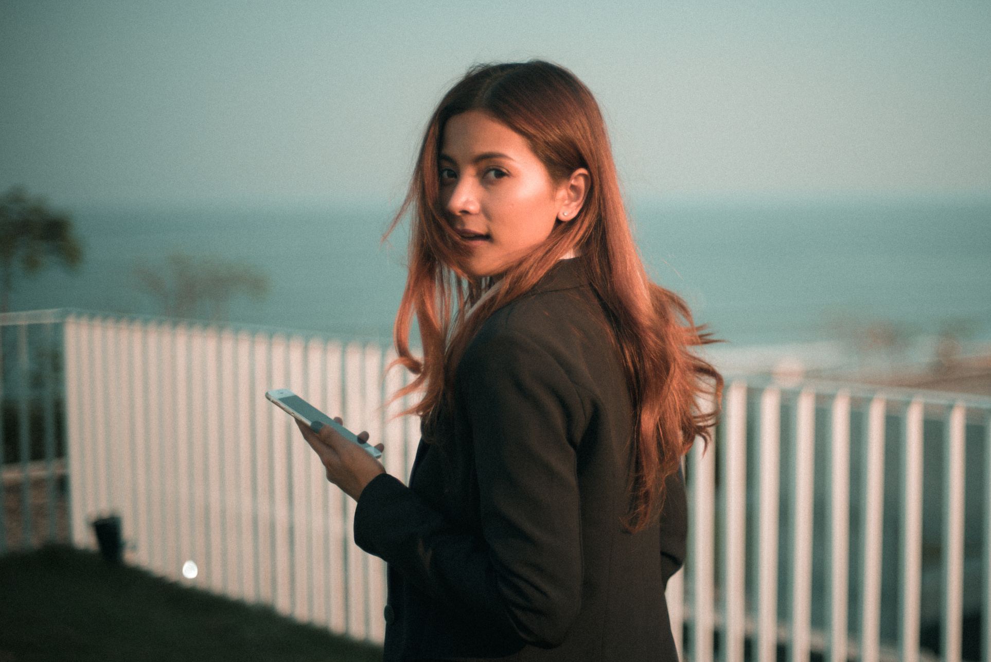 Woman Looking at Camera